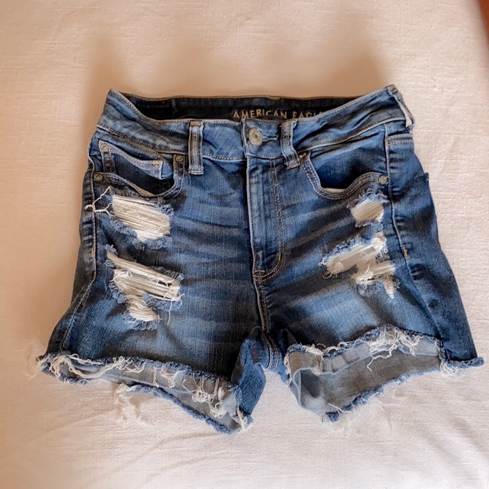 High waisted next level American Eagle shorts